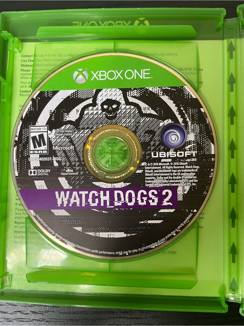 Watch Dogs 2 (Xbox One) - Green Case - Picture 3 of 4